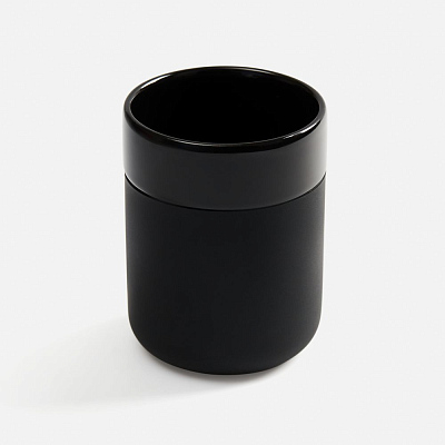 Кружка Nabo с силиконовым держателем, черная