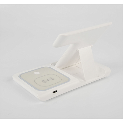 Беспроводное ЗУ Perfeo 3в1 Складной, белый