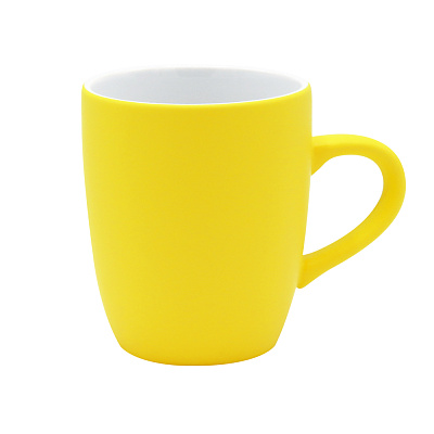 Кружка New Aurora Soft, софт тач, желтая (Желтый)