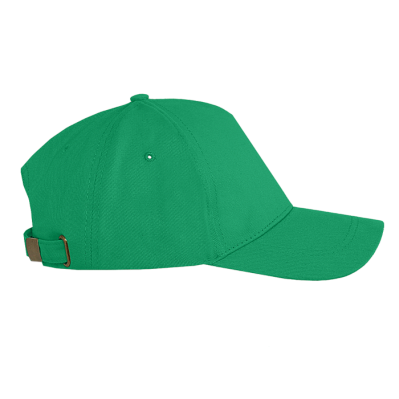 Бейсболка STAN 5 клиньев хлопок 260, 12 (Зелёный)