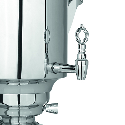 Самовар BEEM модель Romanov, 5 литров, серебристый