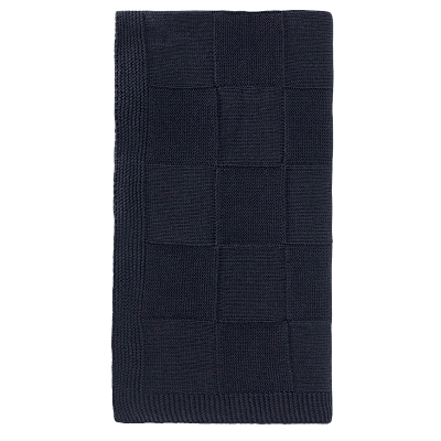 Плед Cella вязаный, синий (без подарочной коробки)