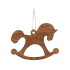 Ёлочная игрушка Лошадка (белый) - Фото 2