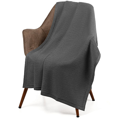 Плед Ornato  (кварцевый меланж) (Серый)