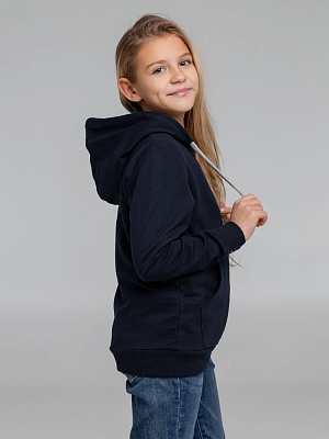 Толстовка с капюшоном детская Kirenga Kids, темно-синяя