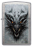 Зажигалка ZIPPO Dragon Design с покрытием Linen Weave, латунь/сталь, серебристая, 38x13x57 мм - Фото 2