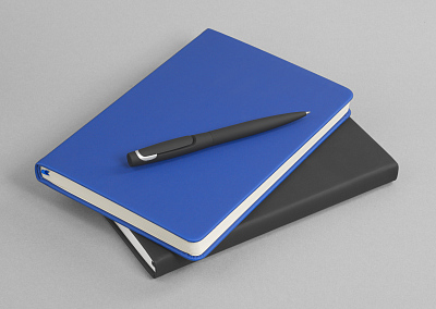 Ручка шариковая "Saturn" покрытие soft touch, черный с серебристым