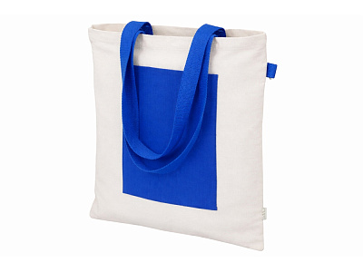 Сумка для покупок Topiс из переработанных материалов (Натуральный/синий)