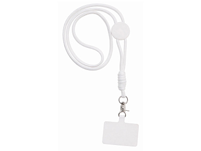 Ремешок на шею для телефона Нэко (Белый)