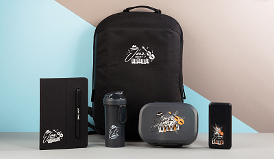 Набор "Eat&Drink box": бутылка, ланч-бокс, черный