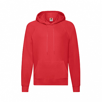 Толстовка без начеса LIGHTWEIGHT HOODED SWEAT 240 (Красный)