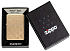 Зажигалка ZIPPO Armor® с покрытием High Polish Brass, латунь/сталь, золотистая, 38x13x57 мм - Фото 6