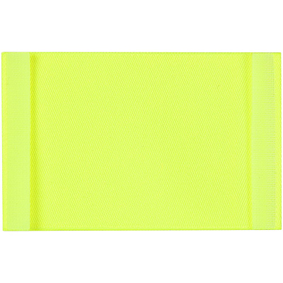 Лейбл тканевый Epsilon, XL, желтый неон