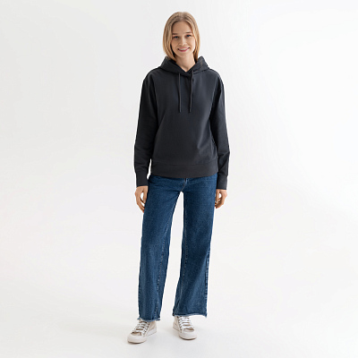 Худи с капюшоном, унисекс ALEX антрацит, размер XL