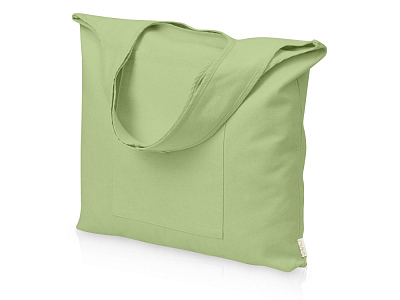 Сумка-шоппер Revest из переработанного хлопка 320 г/м2 (Зеленое яблоко)