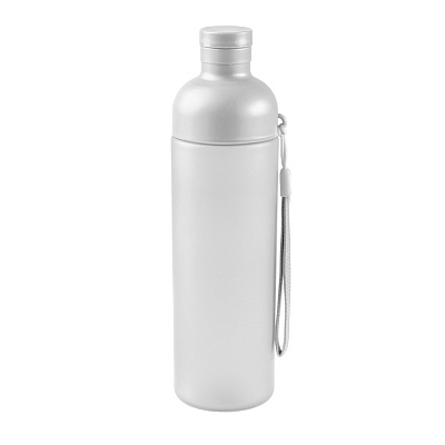 Бутылка для воды PASEO, 600 мл; белая, пластик (Белый)