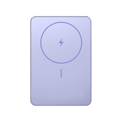 Беспроводной магнитный ПЗУ Xiaomi Super Slim Magnetic Power Bank 5000, голубой