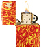 Зажигалка ZIPPO Fire с покрытием 540 Tumbled Brass, латунь/сталь, разноцветная, 38x13x57 мм - Фото 3
