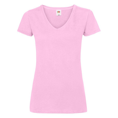 Футболка женская LADY FIT V-NECK T 210 (Розовый)