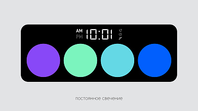 Беспроводное ЗУ с часами-будильником Rombica Timebox 1