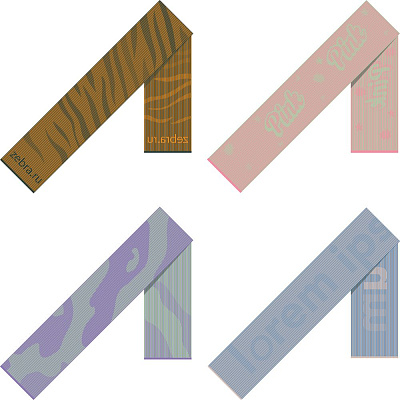 Шарф Fung XXL на заказ акрил