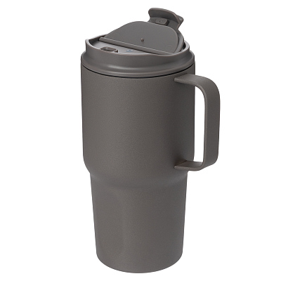 Термокружка вакуумная Авентура (Aventura), серая