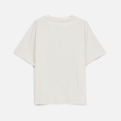 Футболка унисекс оверсайз T2, молочно-белая