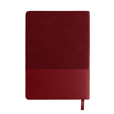 Ежедневник недатированный RIFF, красный, формат А5, блок в линейку