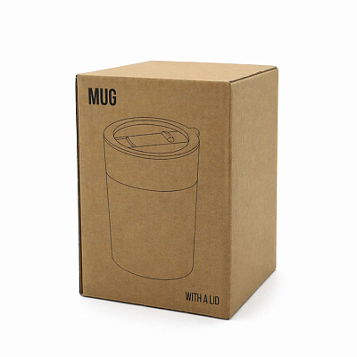 Кружка керамическая Silvia с силиконовой манжетой, белая