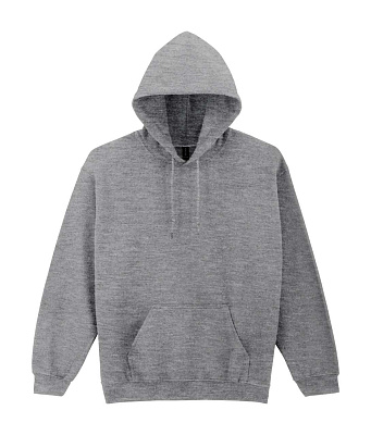 Худи HEAVY BLEND, ГРАФИТОВЫЙ МЕЛАНЖ 2XL (Графитовый меланж)