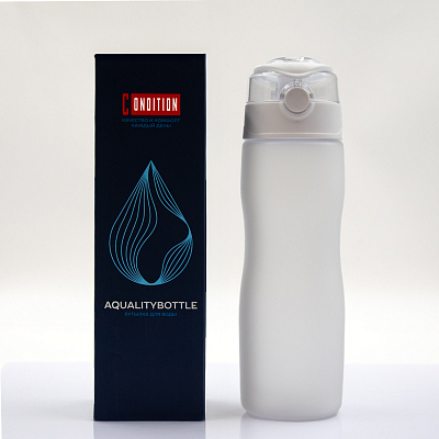 Бутылка для воды AqualityBottle (белый)