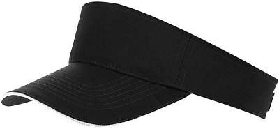 Козырек Ace, уценка, черный с белым (Чёрный)