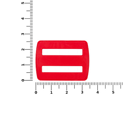 Пряжка — регулятор ремня Fermo, красная