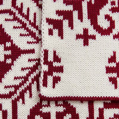 Шарф Wintertude M, красный с белым