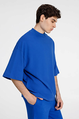 Футболка оверсайз унисекс T9, синяя