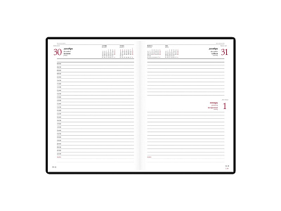 Ежедневник А5 датированный Velvet на 2026 год