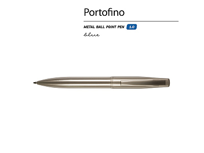 Ручка металлическая шариковая Portofino, шампань