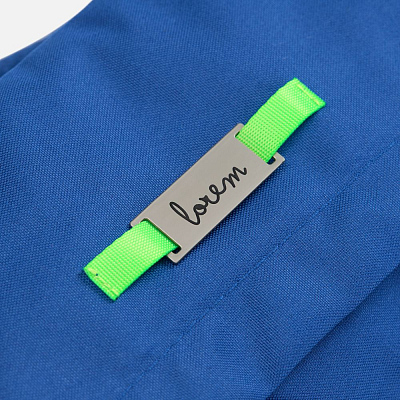 Шильдик металлический Kova, серебристый