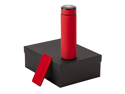 Подарочный набор COLOR IT c термосом и повербанком (Красный)