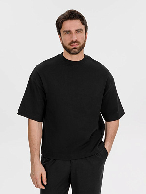 Футболка оверсайз Big Boss, черная (Чёрный)