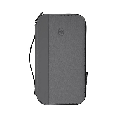 Органайзер VICTORINOX Travel Essentials Travel Organizer с защитой от сканирования RFID , полиэстер, 15x3x26 см (Серый)