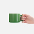 Чашка Jumbo в коробке матовая, зеленая - Фото 3