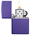 Зажигалка ZIPPO Classic с покрытием Purple Matte, латунь/сталь, фиолетовая, матовая, 38x13x57 мм - Фото 3