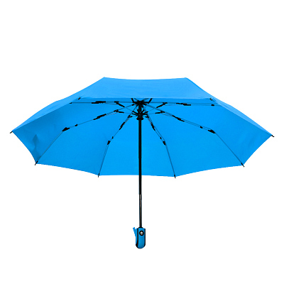 Автоматический противоштормовой зонт Dakota, голубой