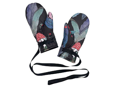 Варежки Зайцы (Мультиколор)