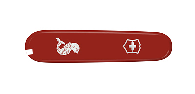 Передняя накладка для ножей VICTORINOX Fisherman и Angler 91 мм, пластиковая, красная