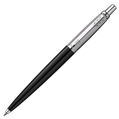 Ручка шариковая Parker Jotter Originals Black Chrome CT, черная (Черный)