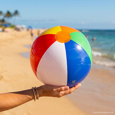 Надувной пляжный мяч Sunny Fun