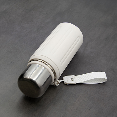 Термос Groove (слоновая кость)