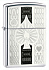Зажигалка ZIPPO Ace с покрытием High Polish Chrome, латунь/сталь, серебристая, 38x13x57 мм - Фото 1